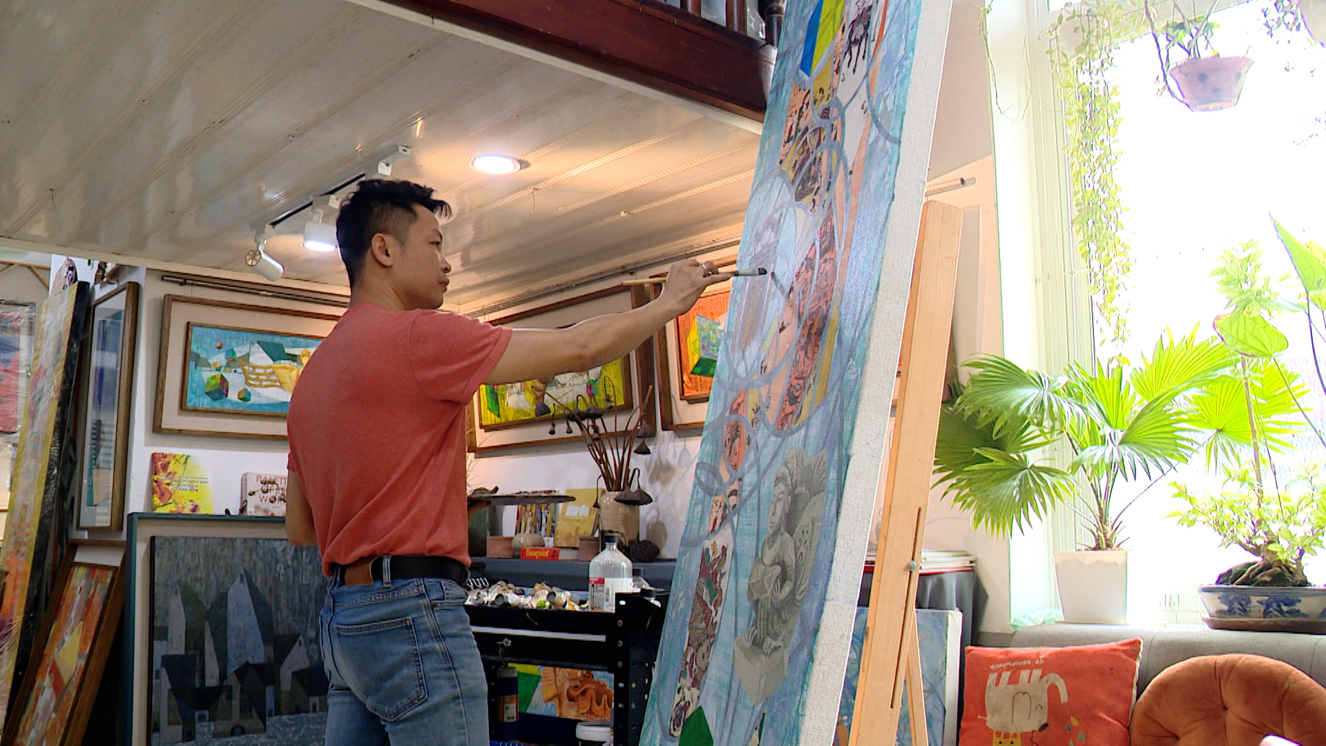 Kể chuyện phố qua từng nét cọ | Văn hóa và sự kiện | 19/07/2025