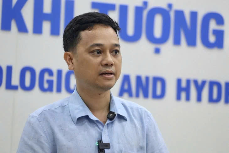 Ông Nguyễn Văn Hiệp - phó giám đốc Đài Khí tượng thủy văn Bắc Bộ