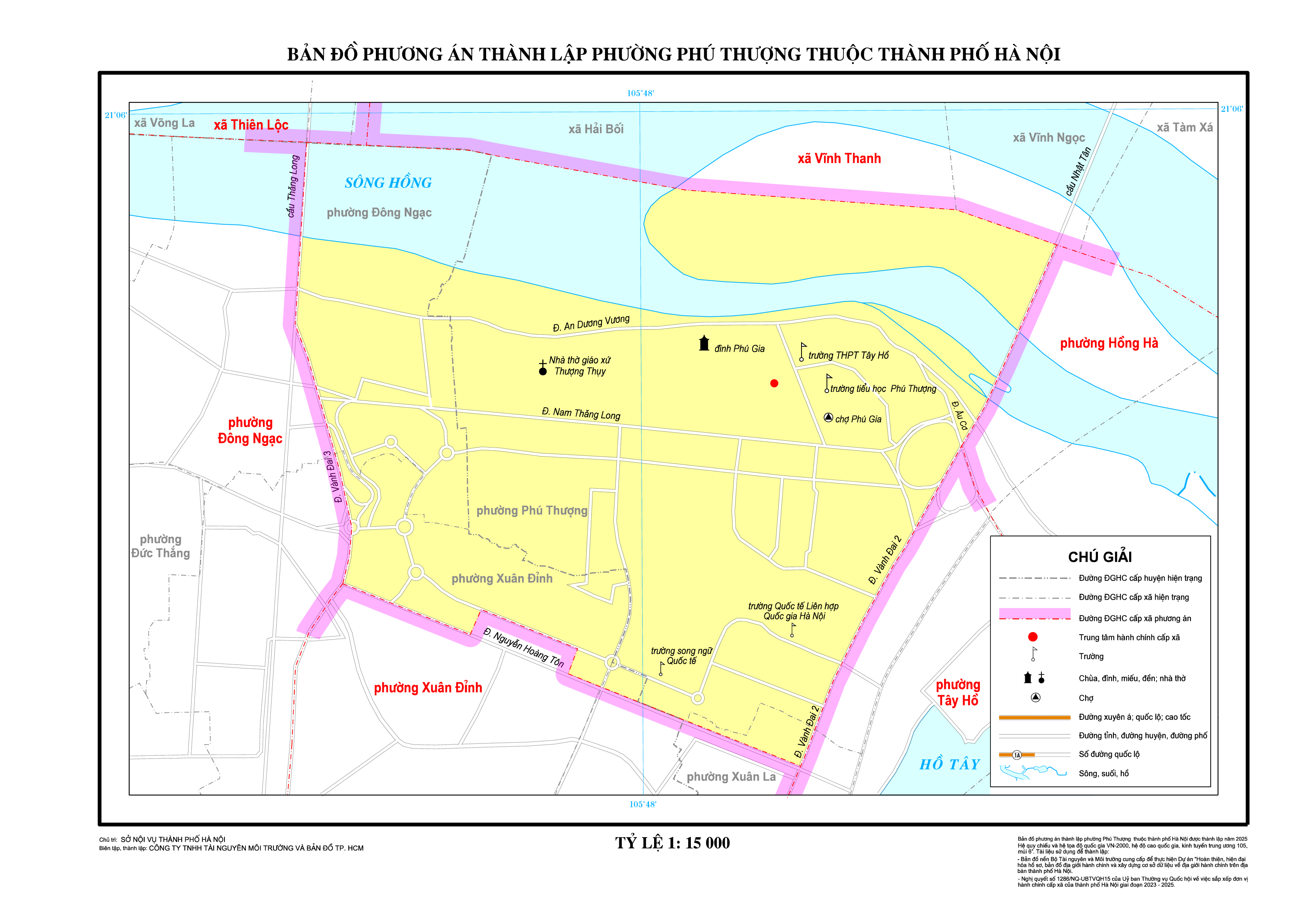 Bản đồ phường Phú Thượng