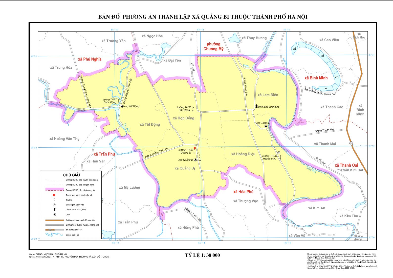 Bản đồ xã Quảng Bị