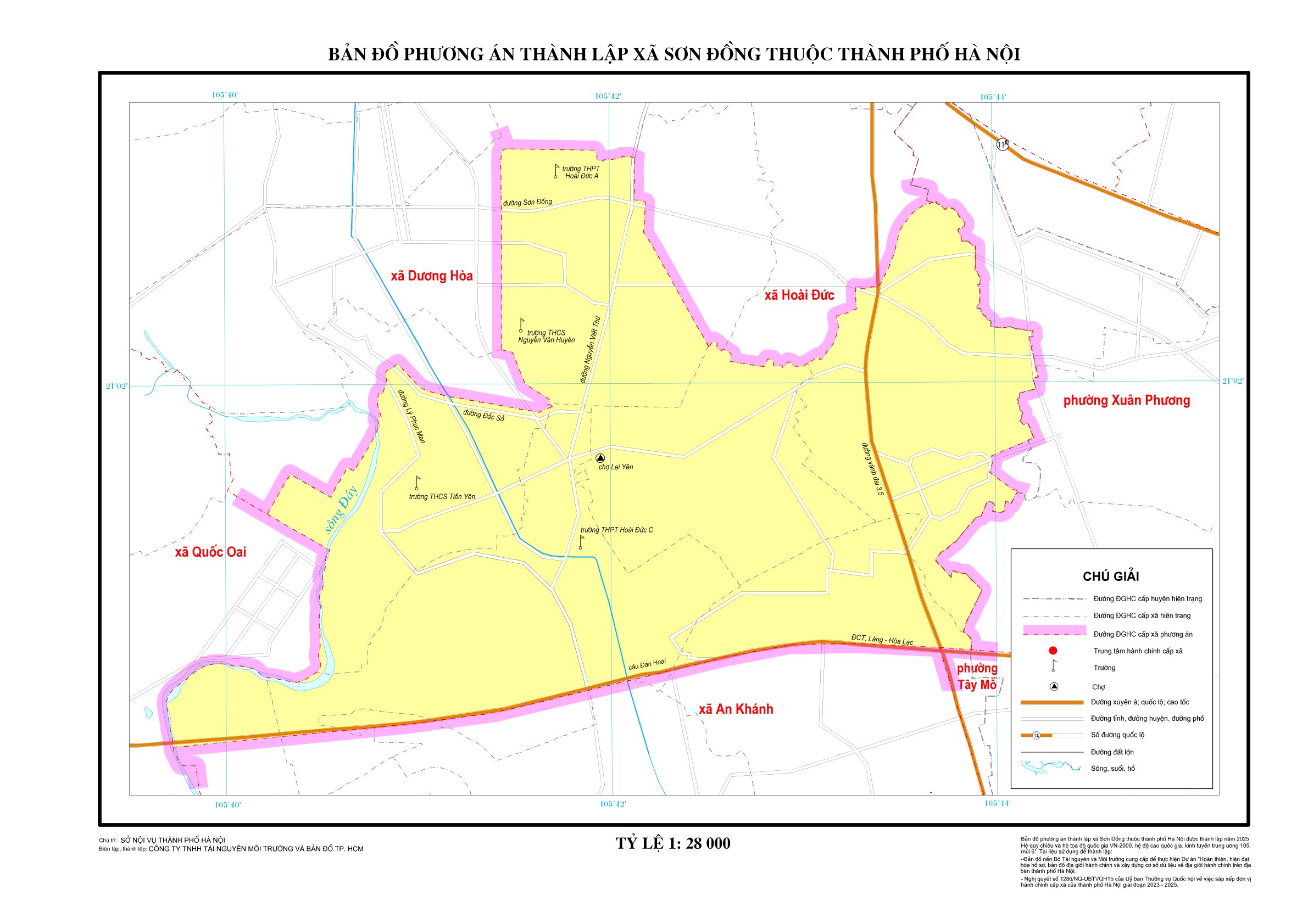 Bản đồ xã Sơn Đồng